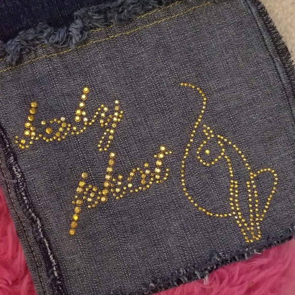 **SOLD** Baby Phat Embellished Crop Jeans - Picture 2 of 8
